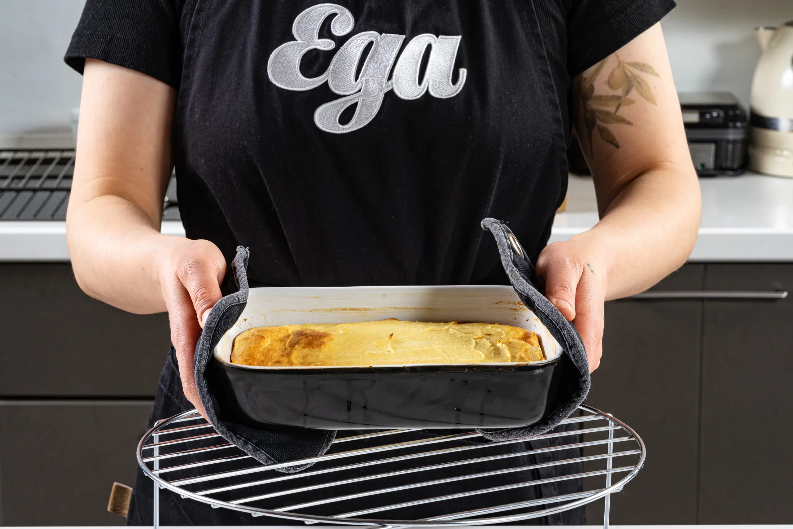 Шаг 6: Творожная запеканка с апельсиновым соусом