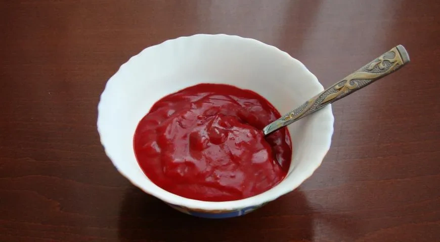 Творожная заварная пасха с малиной: шаг 6