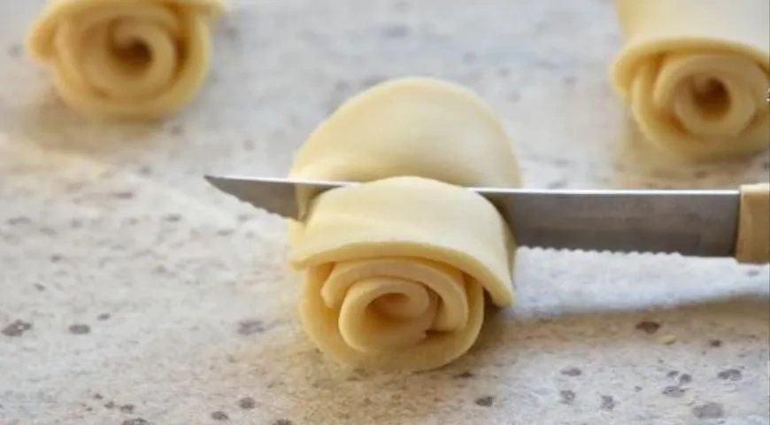 Творожное печенье «Розочки»: шаг 6