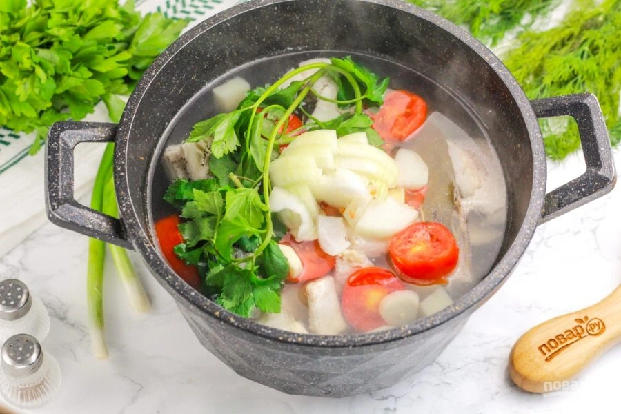 Шаг 6: Уха из щуки