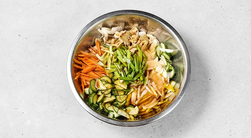 Вешенки по-корейски: шаг 6