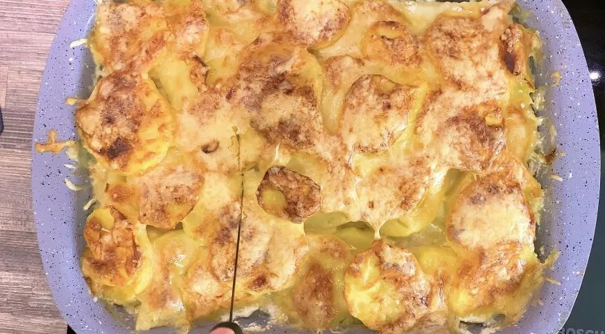 Вкусный минтай в духовке с картошкой: шаг 6