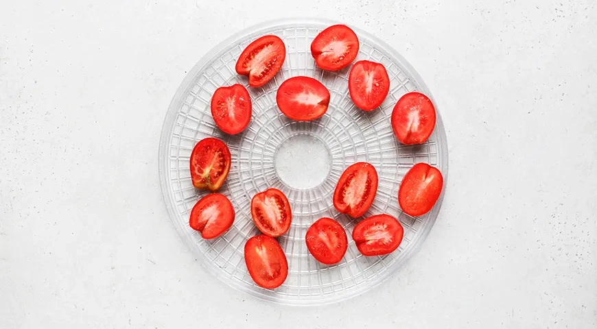 Вяленые помидоры в сушилке: шаг 6