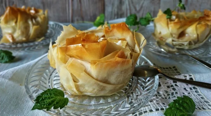 Яблоки в тесте фило: шаг 6