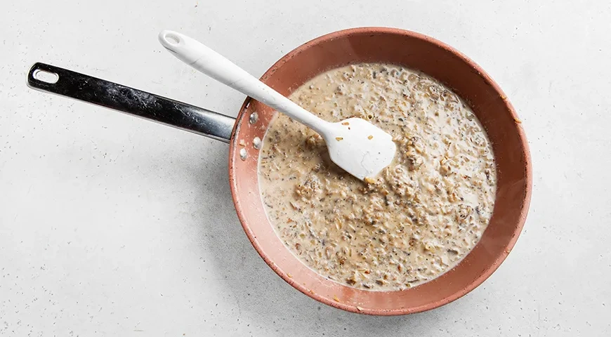 Закусочный торт Наполеон с курицей и грибами: шаг 6