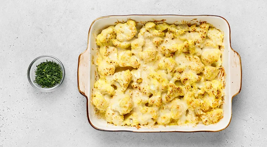 Запеченная цветная капуста с сыром по-домашнему: шаг 6