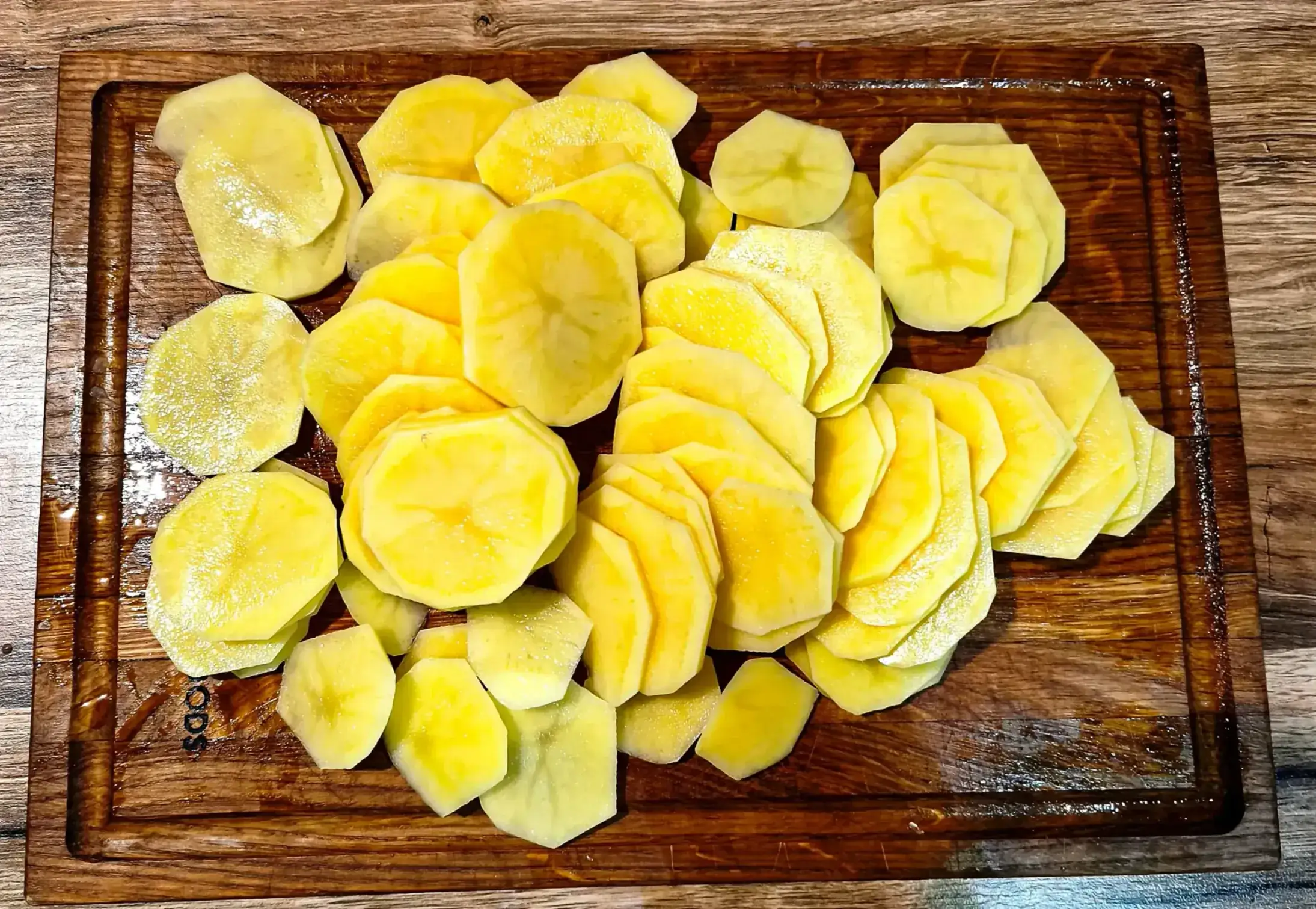 Запечённый картофель с грибами в духовке: шаг 6