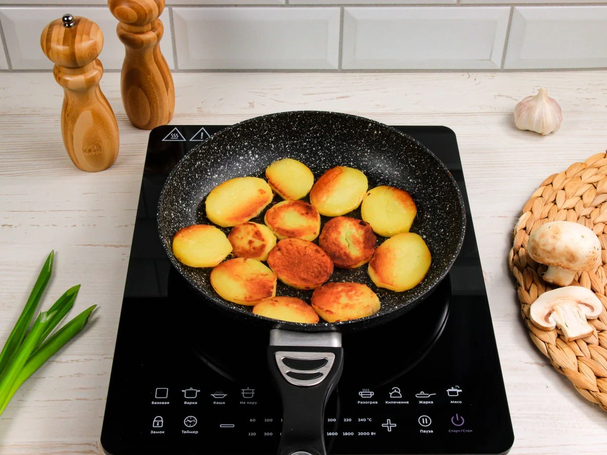 Шаг 6: Запеченный картофель с шампиньонами в сметане