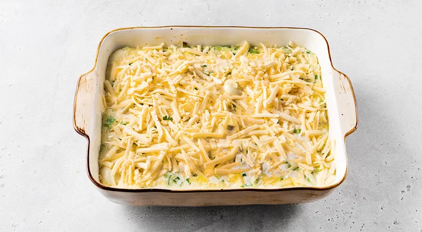 Запеканка из пельменей Ленивая жена: шаг 6