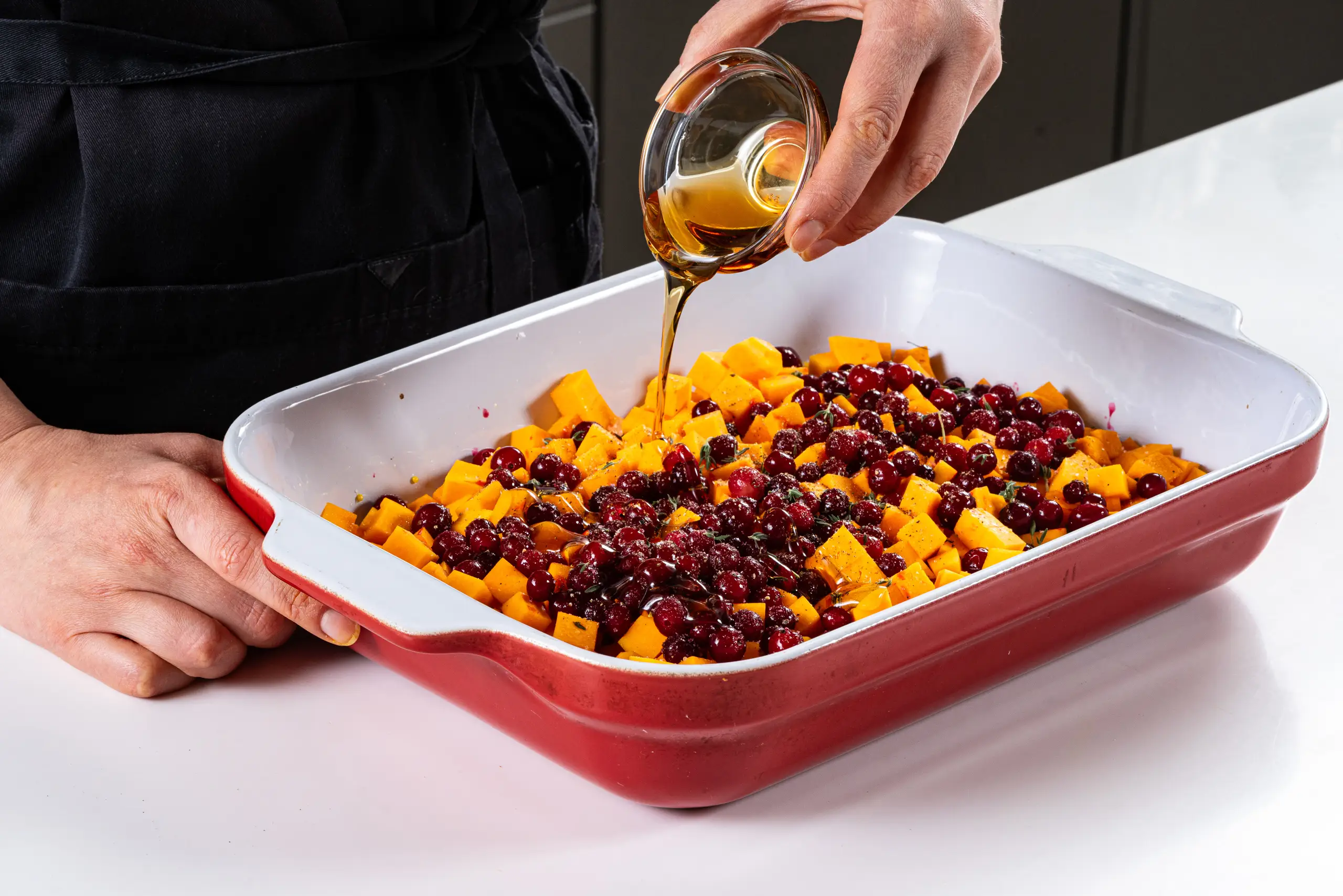 Шаг 6: Запеканка из тыквы с клюквой