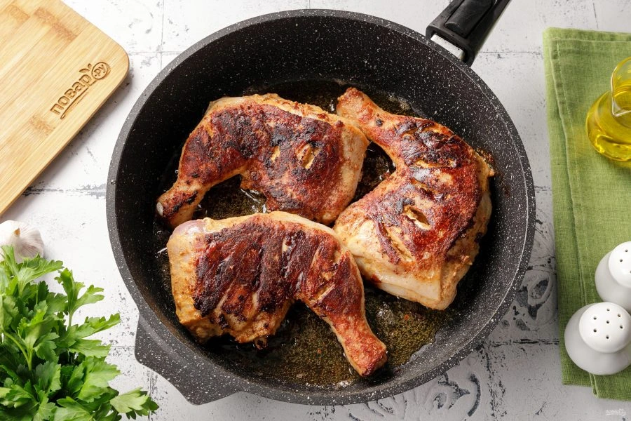 Шаг 6: Жареные куриные ножки