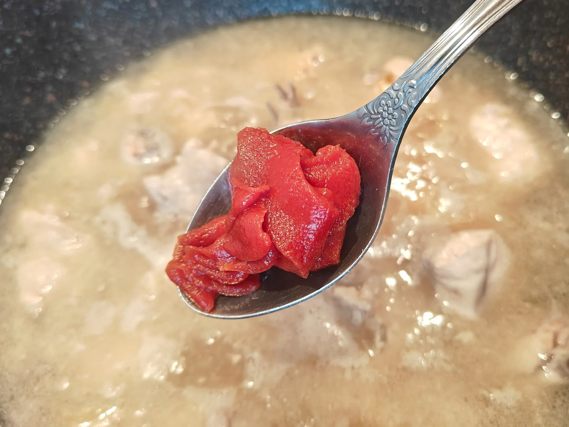 Шаг 6: Жаркое из курицы в казане