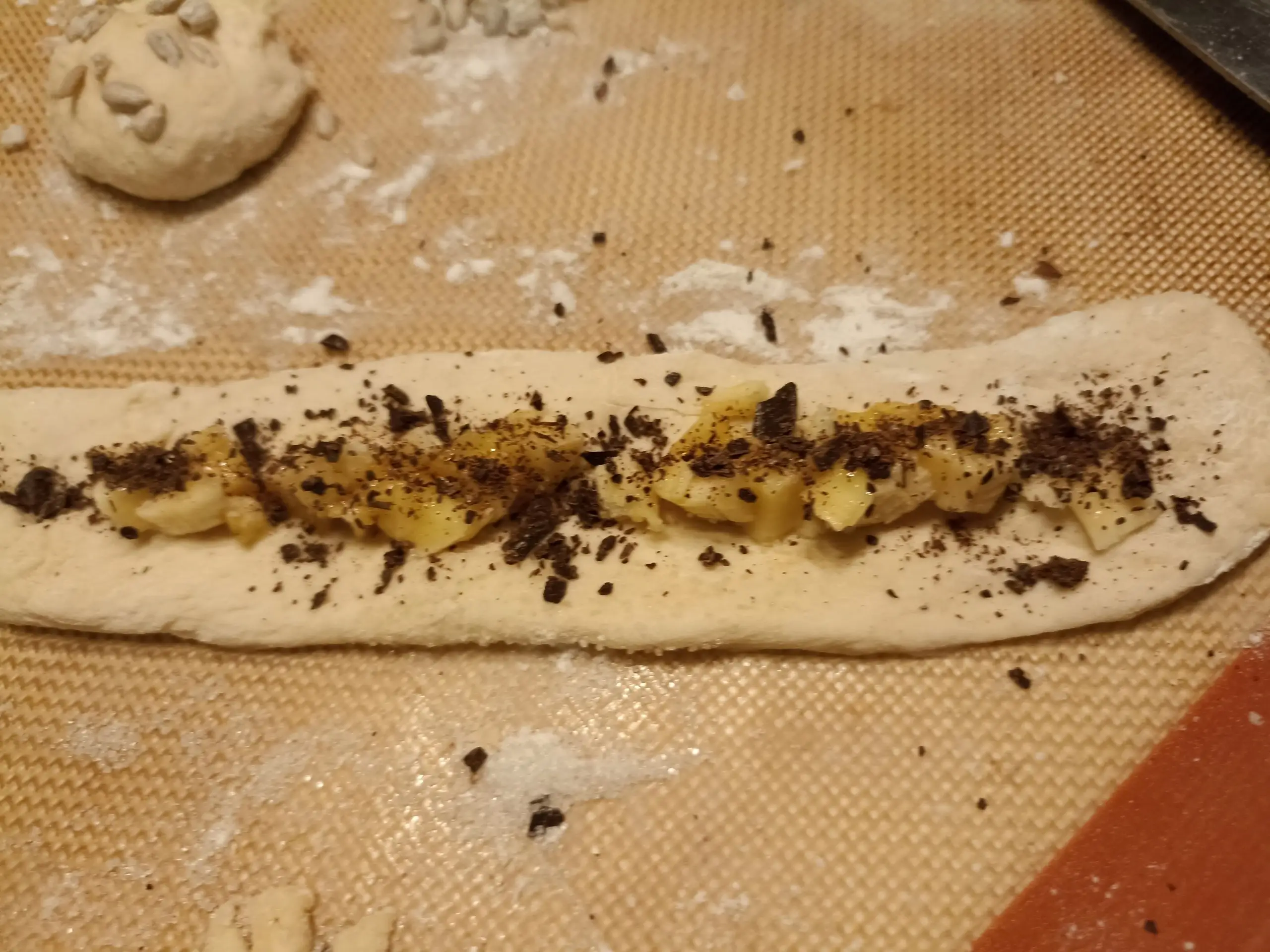 Шаг 6: Жаворонки с шоколадом и бананом