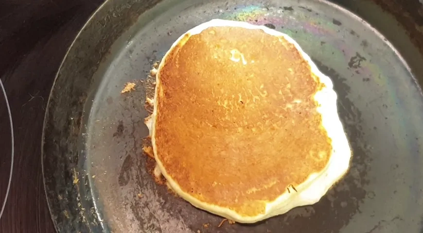 Американские блинчики на завтрак (Панкейки): шаг 7