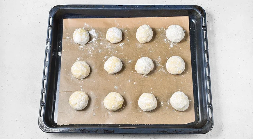 Апельсиновое печенье с трещинками: шаг 7