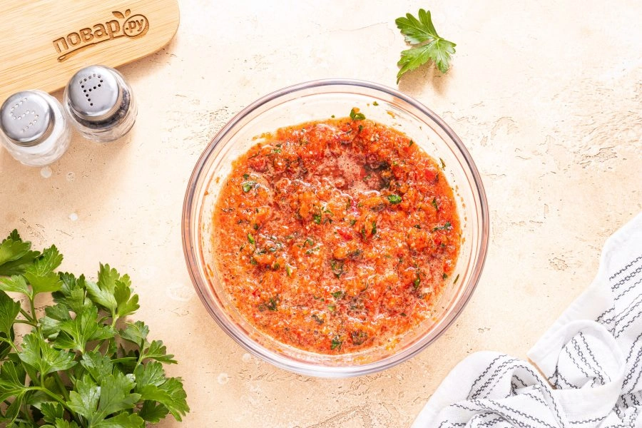 Шаг 7: Баклажаны по-грузински на зиму