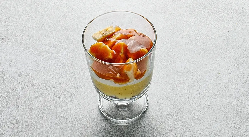 Банановый трайфл с карамелью: шаг 7