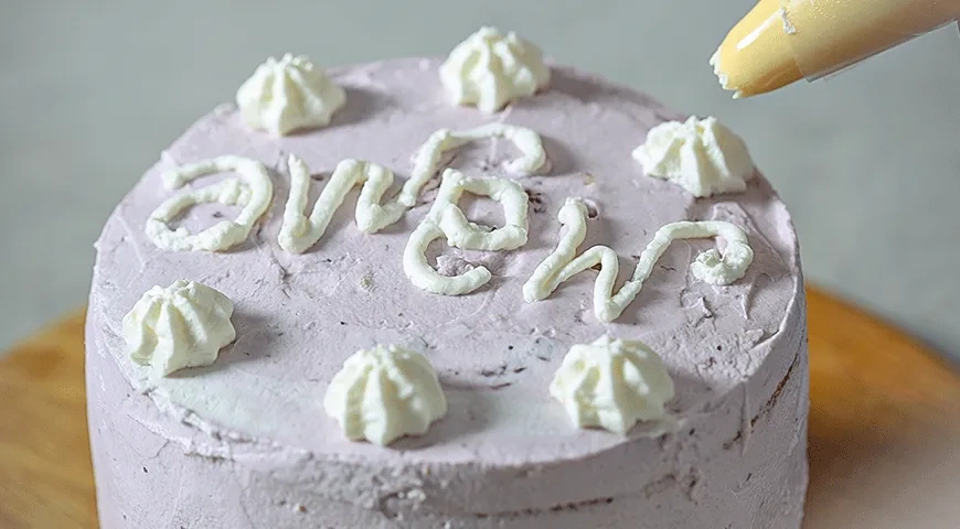 Бенто-торт «Маме»: шаг 7