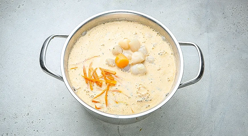 Биск из морепродуктов: шаг 7