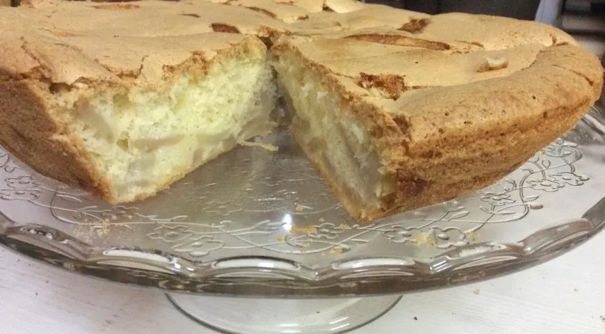 Бисквит с грушей: шаг 7