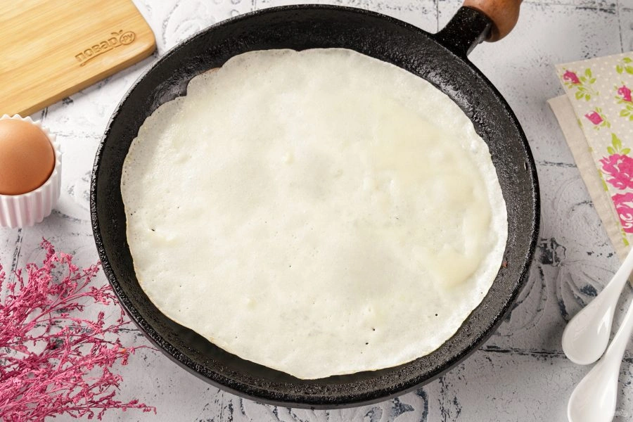 Шаг 7: Блины на воде