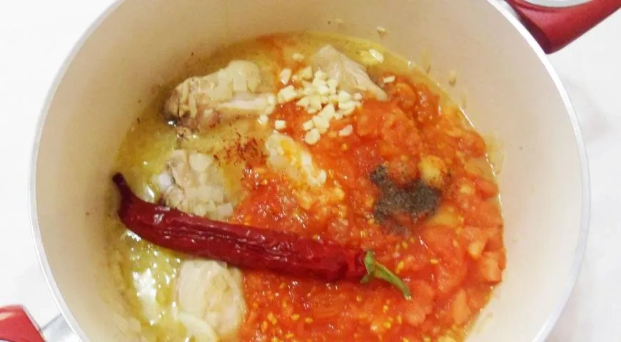 Бозартма из курицы: шаг 7