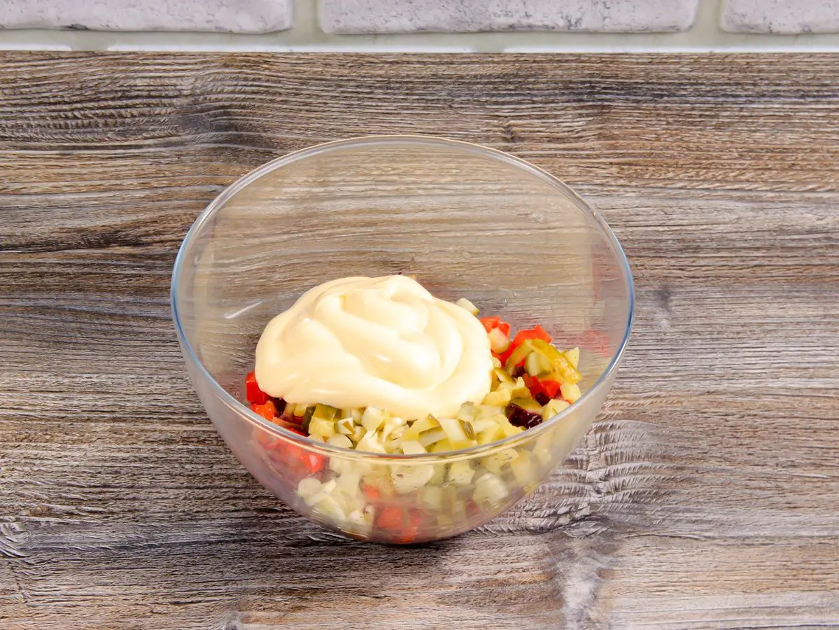 Шаг 7: Брускетта с ветчиной и сыром