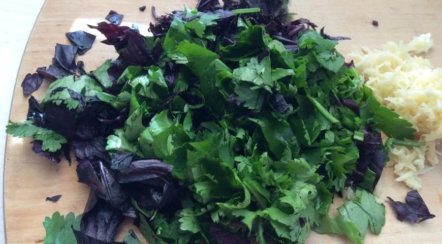 Чахохбили из филе бедра курицы: шаг 7