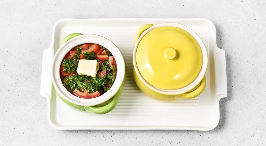 Чанахи со свининой в горшочках: шаг 7