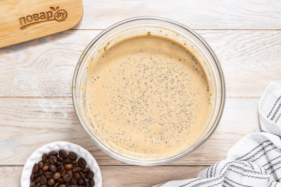 Шаг 7: Чиапудинг тирамису