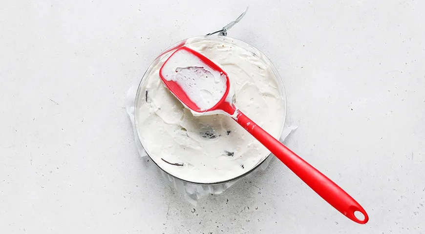 Чизкейк «Орео» без выпечки: шаг 7