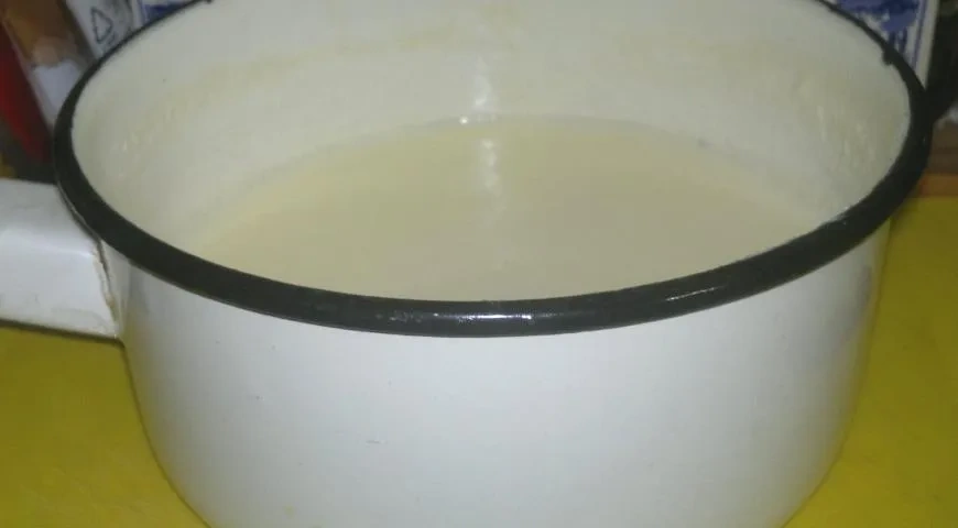 Домашнее сливочно-персиковое мороженое: шаг 7