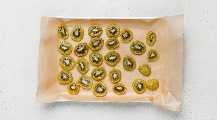 Домашние цукаты из киви: шаг 7