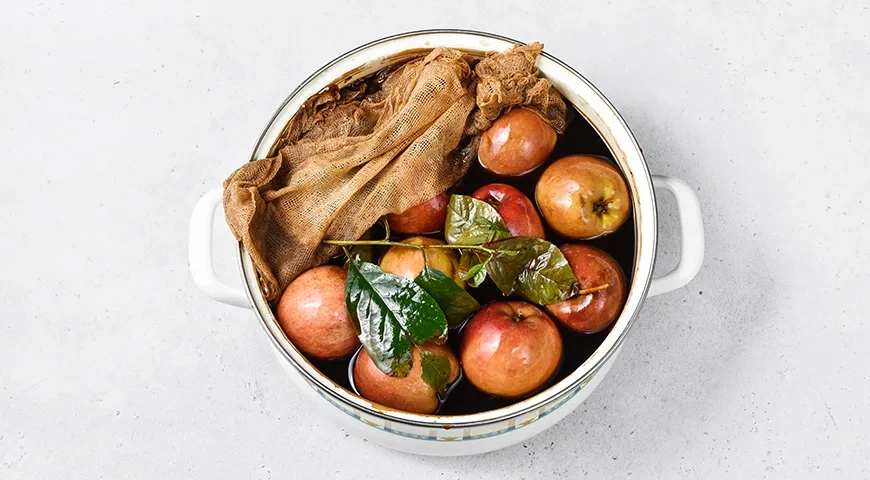 Домашние моченые яблоки: шаг 7