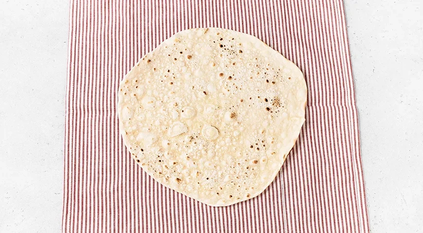 Домашний тонкий лаваш в духовке: шаг 7