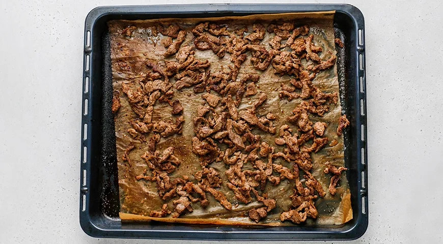 Домашняя шаурма с говядиной: шаг 7