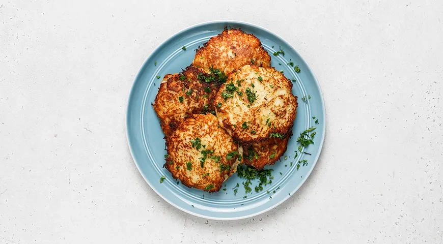 Драники с мясом: шаг 7