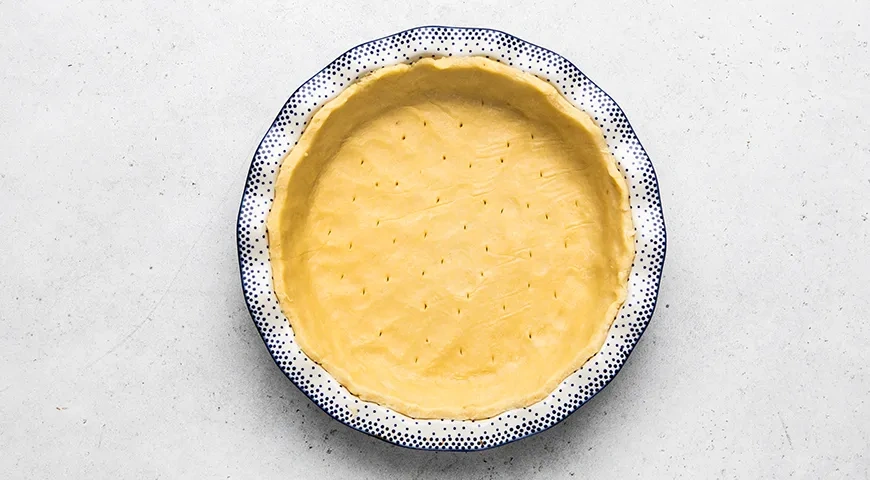 Французский луковый пирог с копченой грудинкой: шаг 7