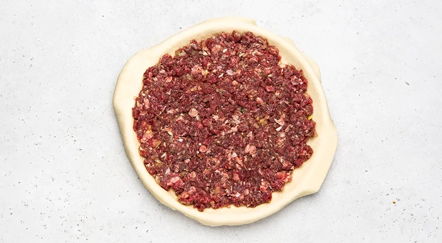 Фыдчин, осетинский пирог с мясом: шаг 7