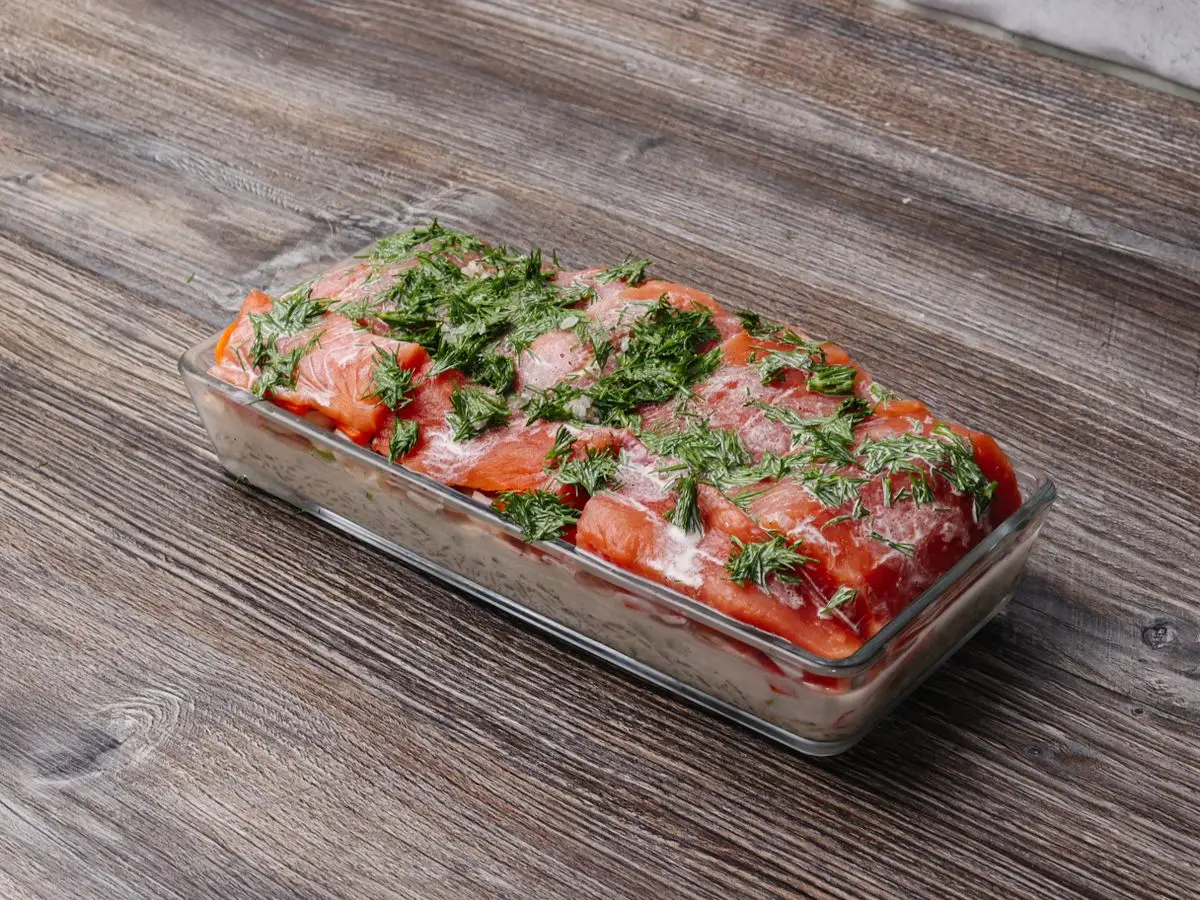 Шаг 7: Горбуша, запеченная с рисом и овощами