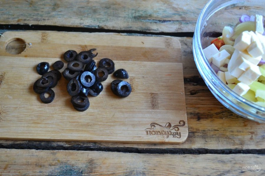 Шаг 7: Греческий салат классический