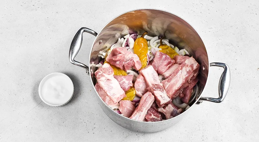 Хашлама из свинины: шаг 7