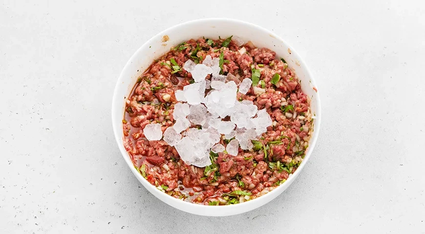 Хинкали с говядиной: шаг 7