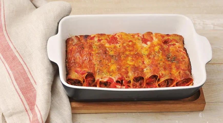 Каннеллони с фаршем в духовке: шаг 7