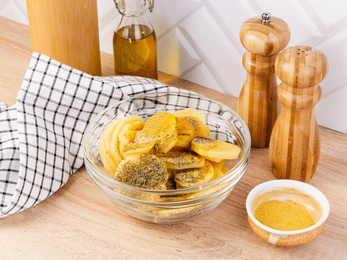 Шаг 7: Картофель в молоке, запеченный в духовке