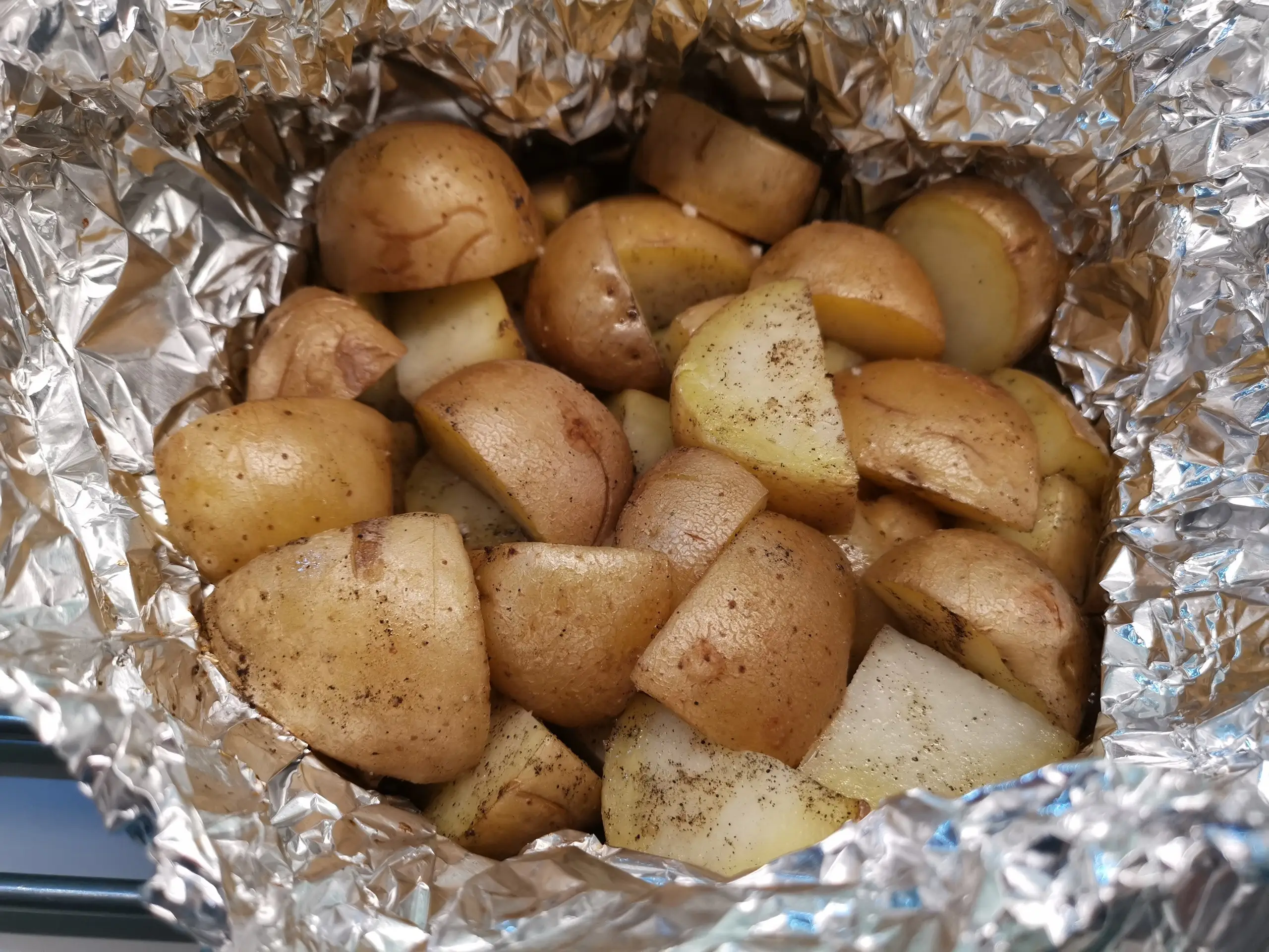 Шаг 7: Картофель, запеченный в фольге