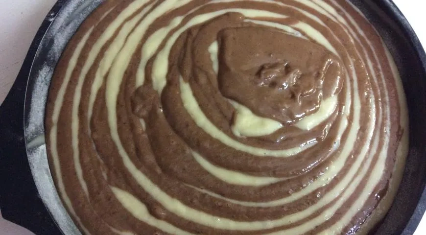 Кекс Зебра: шаг 7