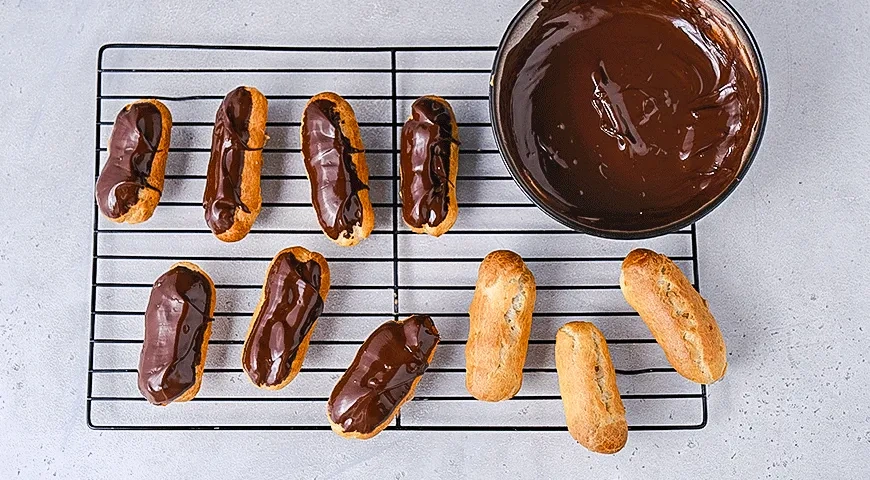 Кофейные эклеры: шаг 7