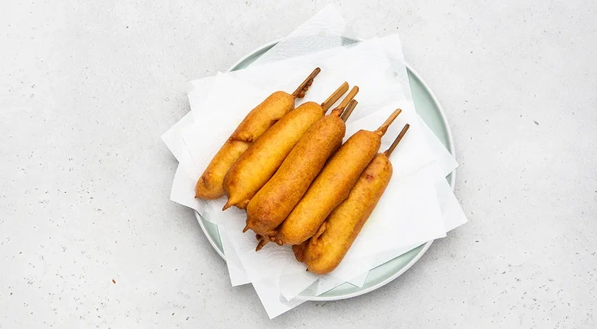 Корн-доги без кукурузной муки: шаг 7