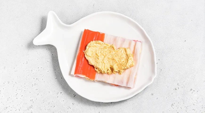 Крабовый торт: шаг 7